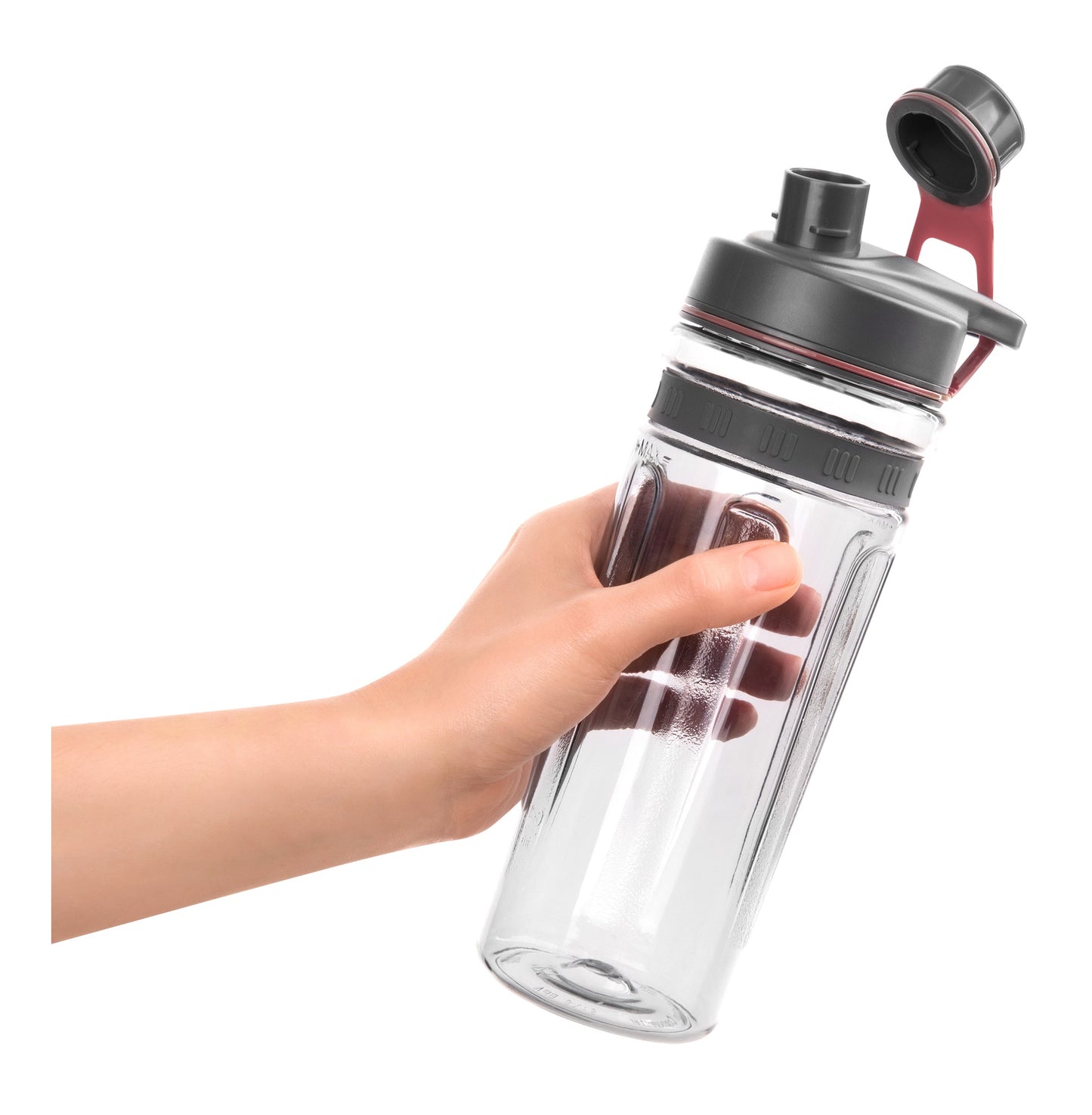 Licuadora vasos sport con tapa saca aire