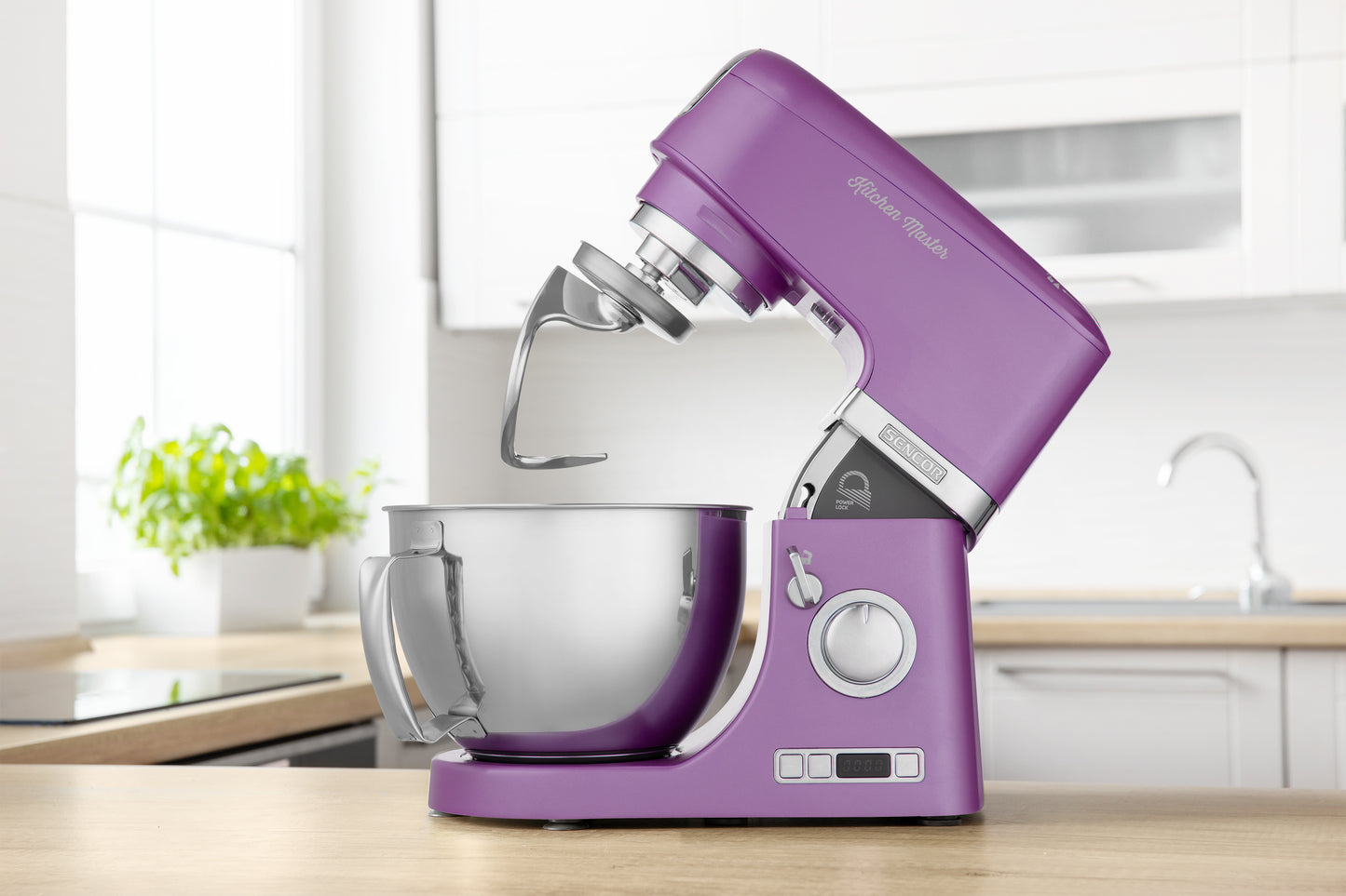 Batidora Pedestal Metalizada Violeta Sencor