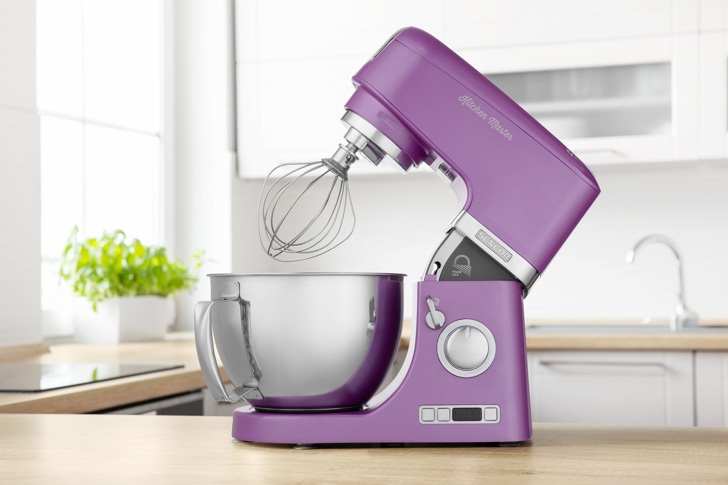 Batidora Pedestal Metalizada Violeta Sencor