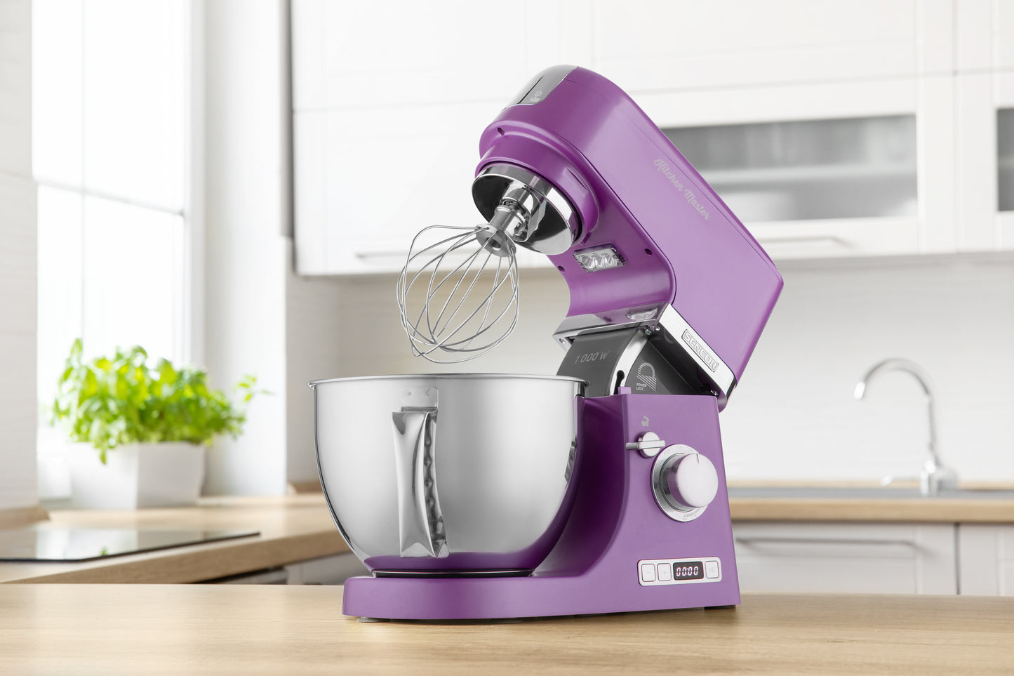 Batidora Pedestal Metalizada Violeta Sencor