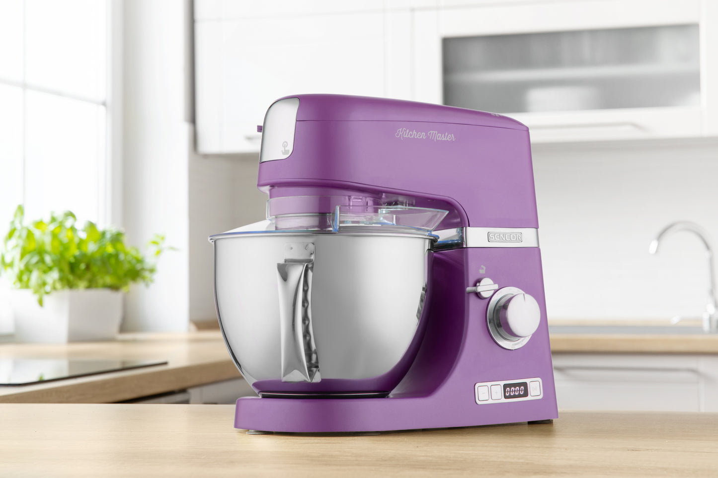 Batidora Pedestal Metalizada Violeta Sencor