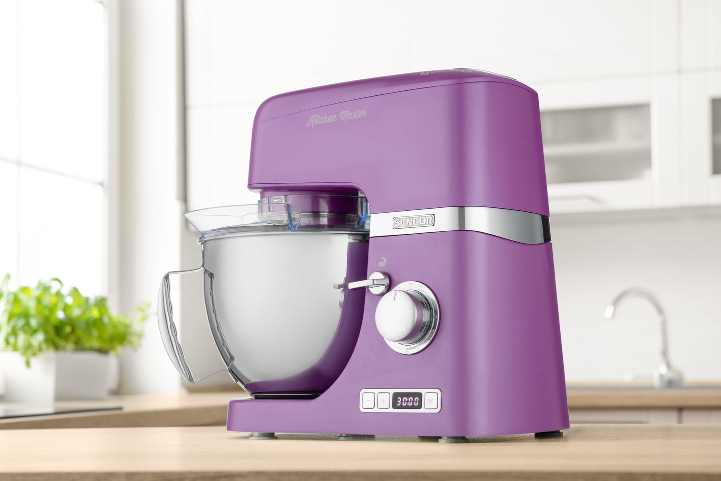 Batidora Pedestal Metalizada Violeta Sencor