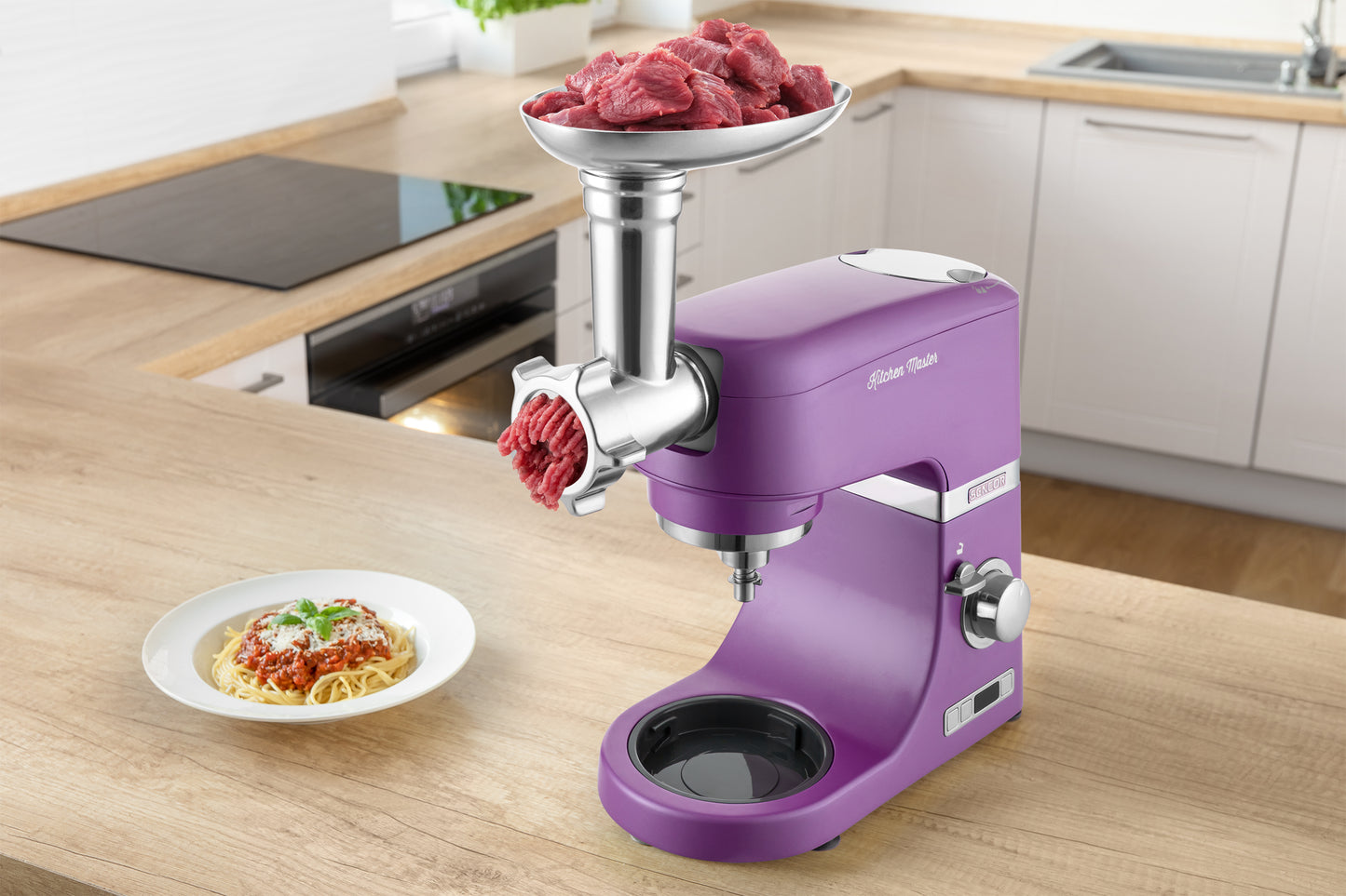 Batidora Pedestal Metalizada Violeta Sencor