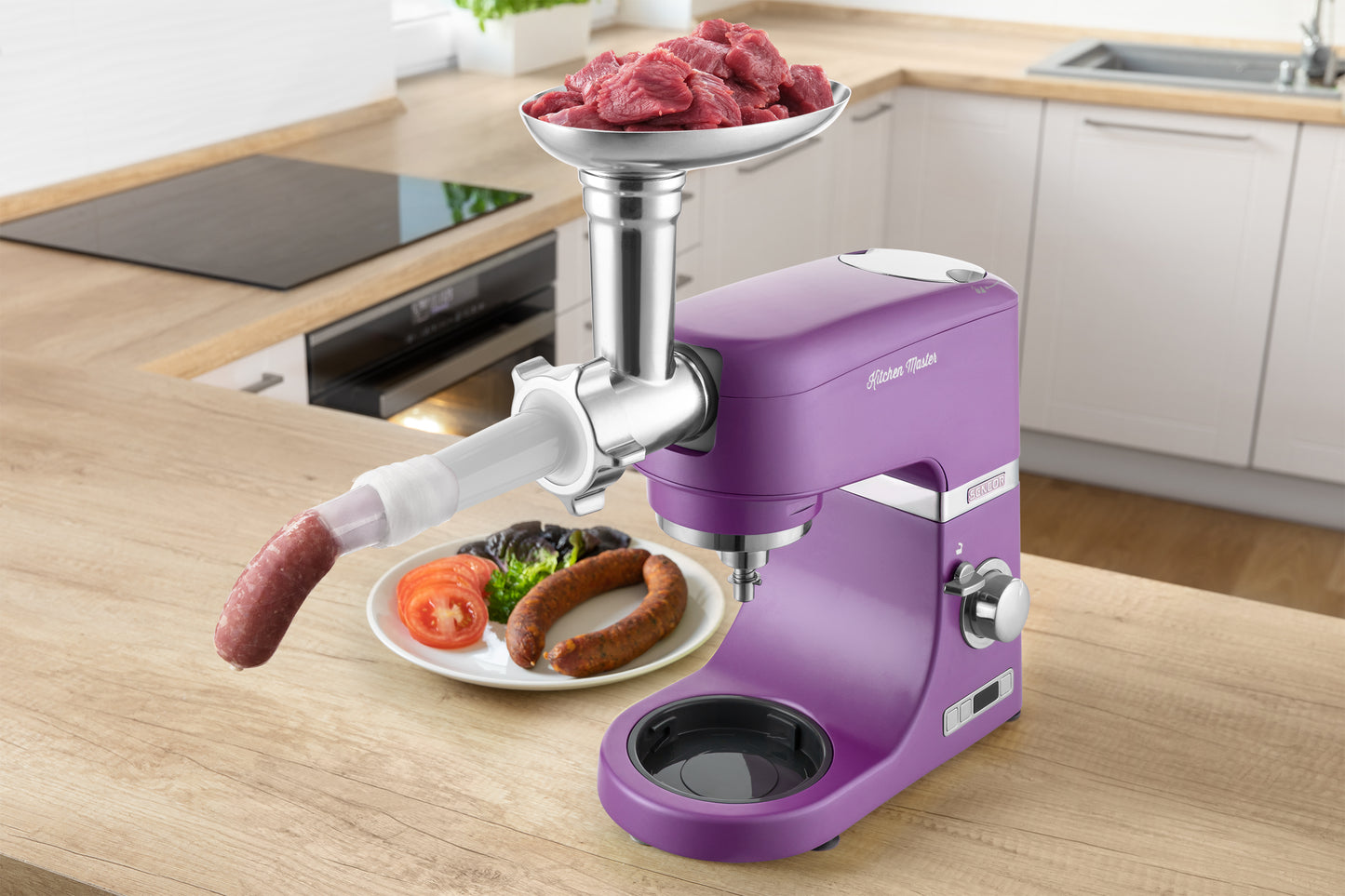 Batidora Pedestal Metalizada Violeta Sencor