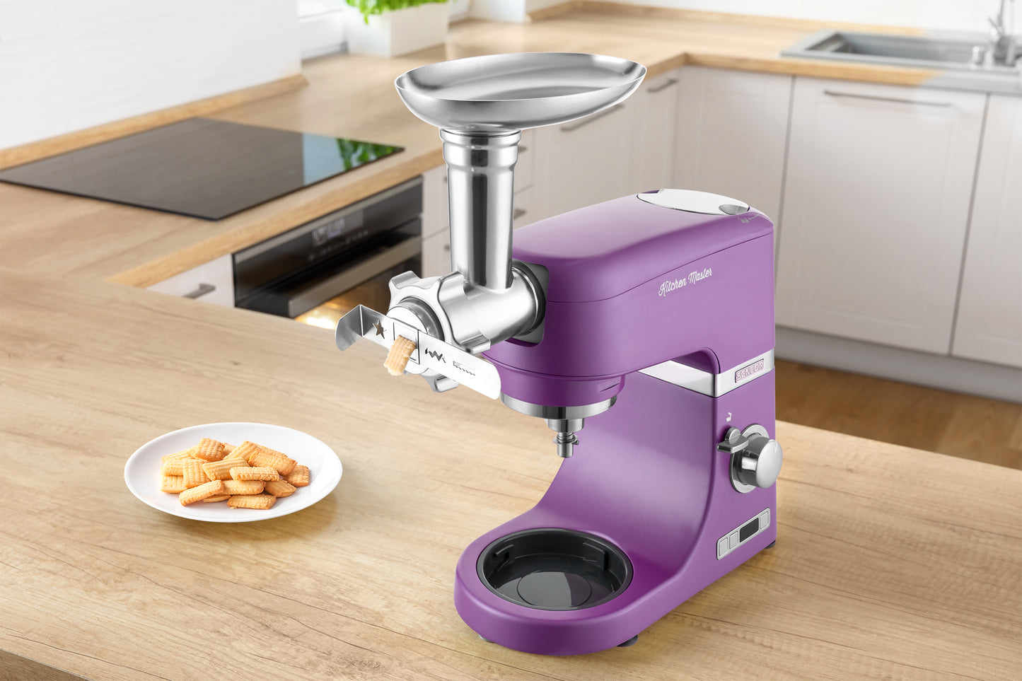 Batidora Pedestal Metalizada Violeta Sencor