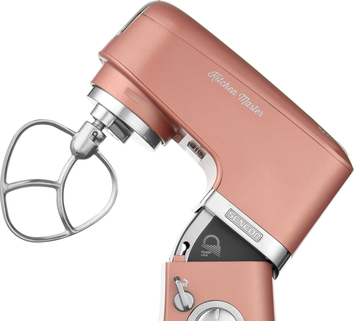 Batidora Pedestal Metalizada Rosa Sencor