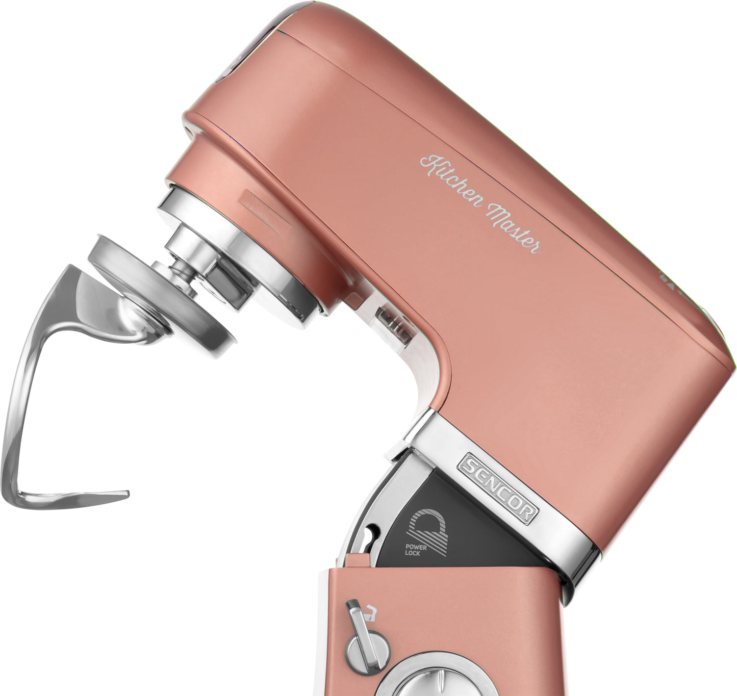 Batidora Pedestal Metalizada Rosa Sencor