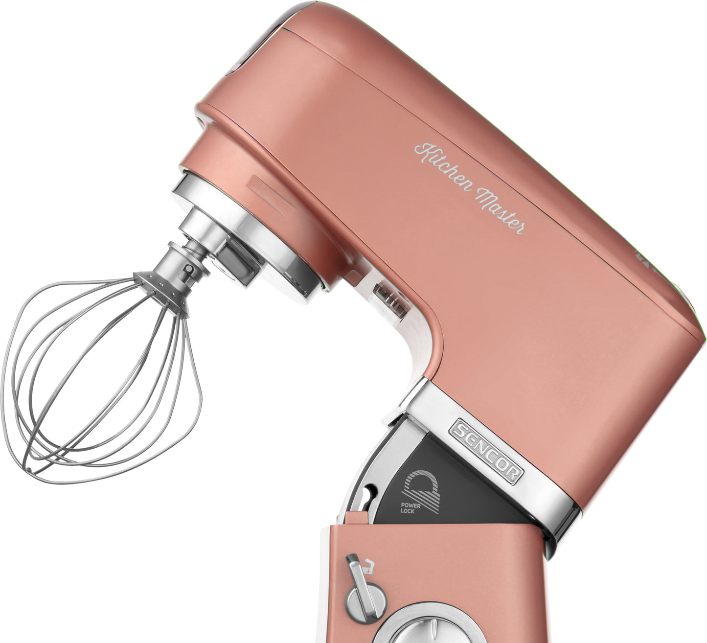 Batidora Pedestal Metalizada Rosa Sencor