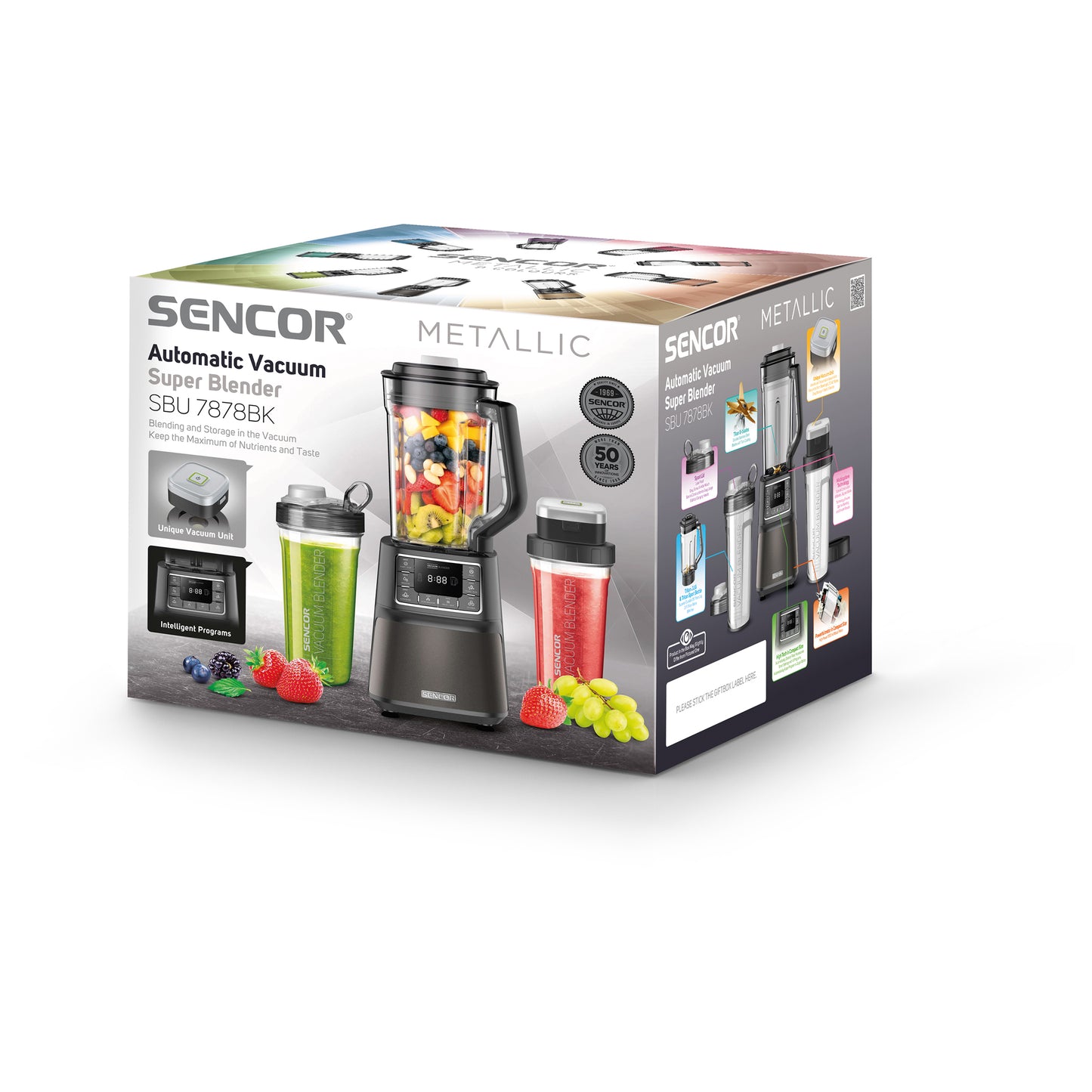 Licuadora 1500w con Bomba de Vacio Sencor SBU