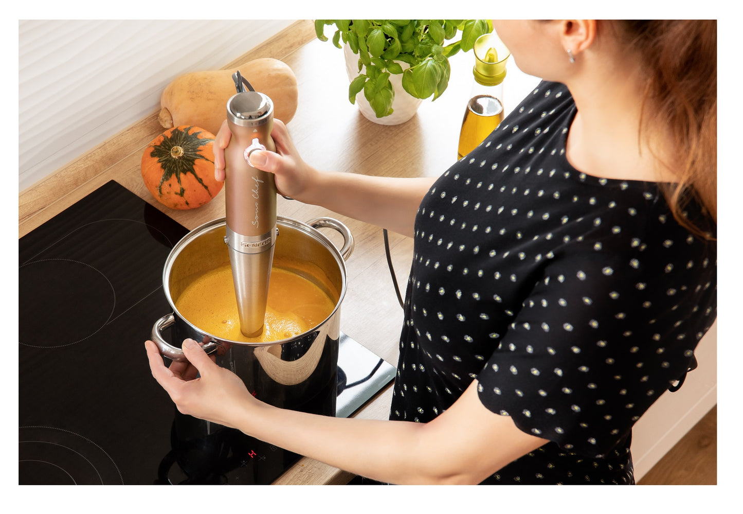 Batidora Mano Minipimer Potencia de  1200w