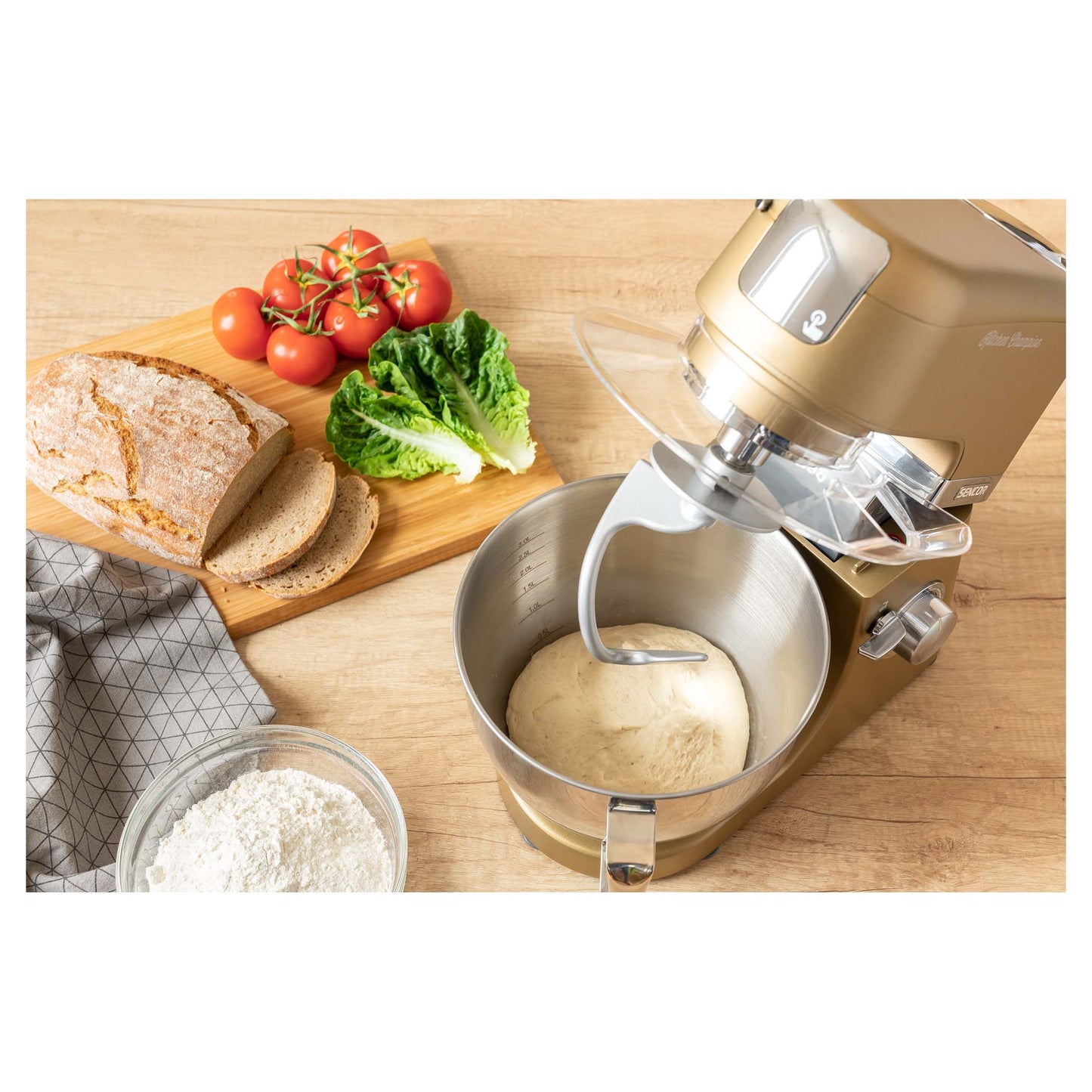 Batidora Sencor STM 6377CH con multiples accesorios y ralla verduras