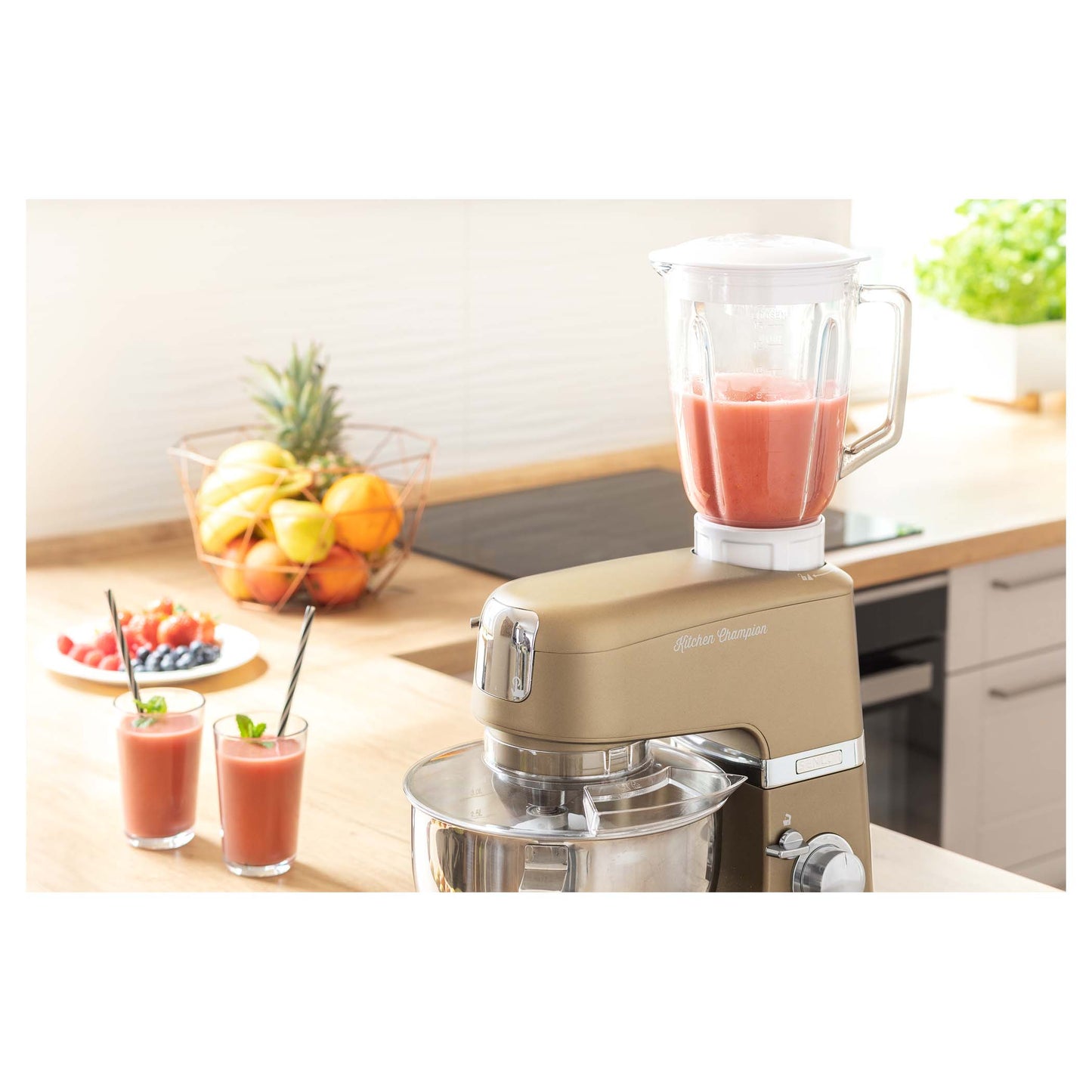 Batidora Sencor STM 6377CH con multiples accesorios y ralla verduras