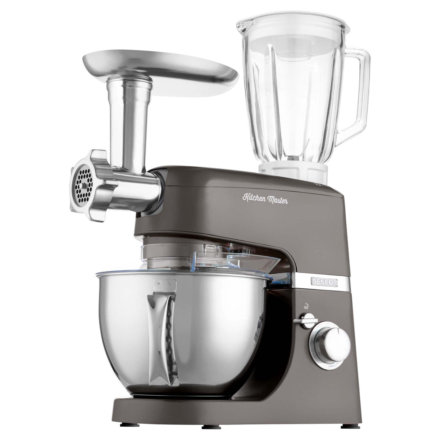 Batidora Sencor STM 6378BK con multiples accesorios y rallador