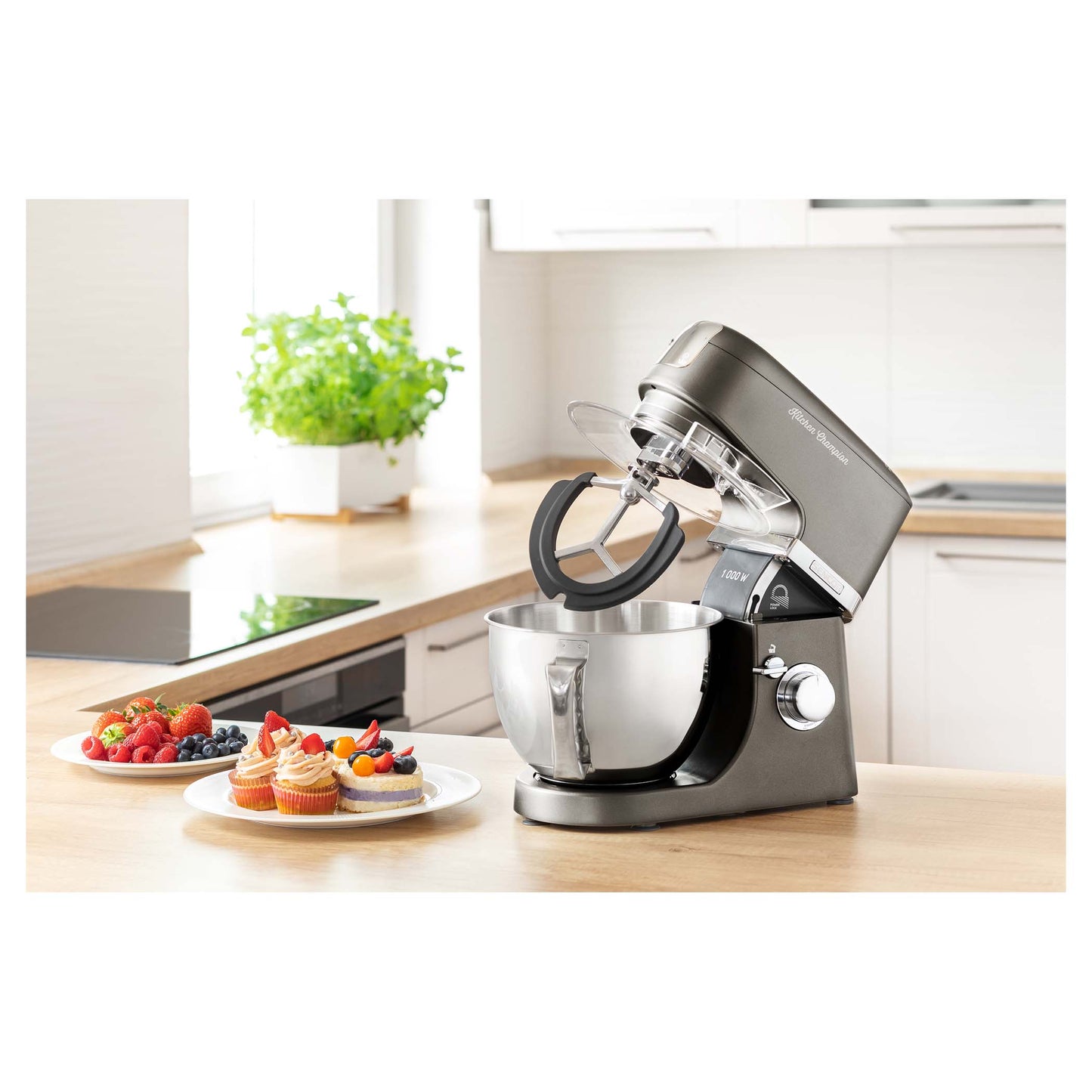 Batidora Sencor STM 6378BK con multiples accesorios y rallador