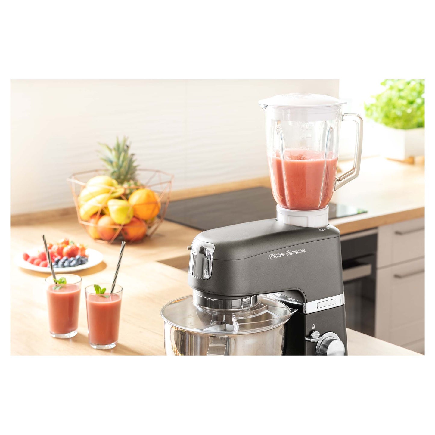 Batidora Sencor STM 6378BK con multiples accesorios y rallador